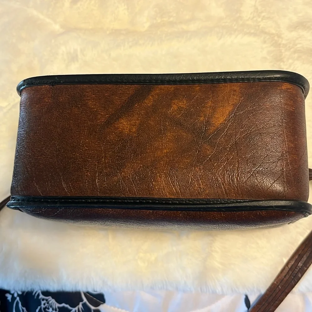 Vintage Brown Leather Camera Case